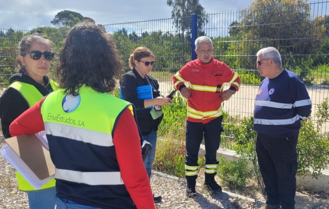 Águas de Santo André realizou simulacro no Posto de Salinos da ETAR de Ribeira de Moinhos