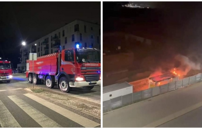 Bombeiros de Sines combateram incêndio na Quinta do Meio em Sines