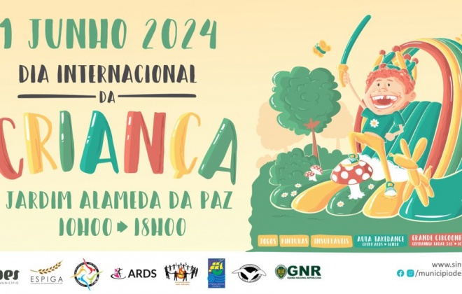 Câmara Municipal de Sines celebra o Dia Internacional da Criança neste sábado