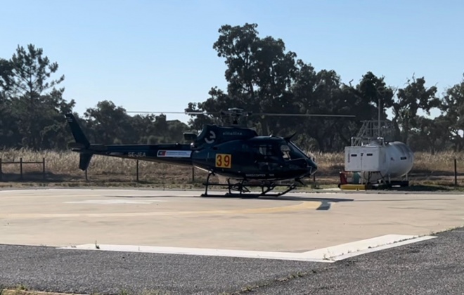 Alentejo Litoral já conta com um meio aéreo para o combate a incêndios