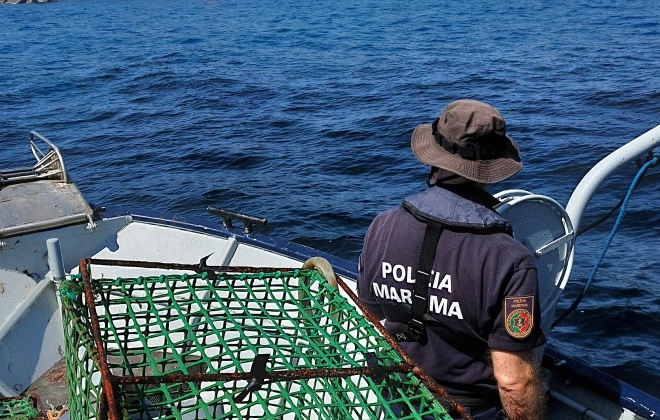 Polícia Marítima apreende 32 artes de pesca em Sines