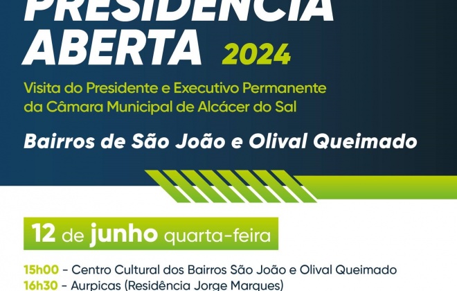 Executivo da CM de Alcácer do Sal visita os Bairros de São João e Olival Queimado