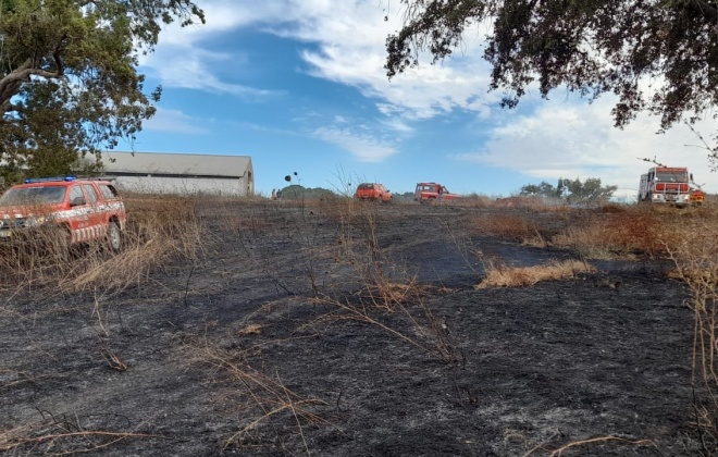 Incêndio em Ermidas-Sado está em fase de rescaldo