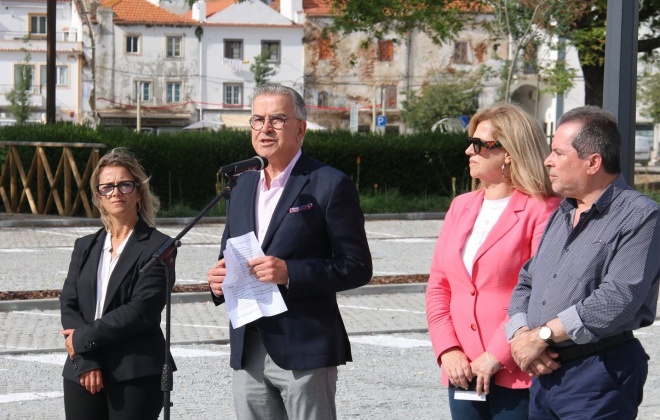 Foi inaugurado ontem o novo Centro Intermodal de Transportes da Margem Sul em Alcácer do Sal