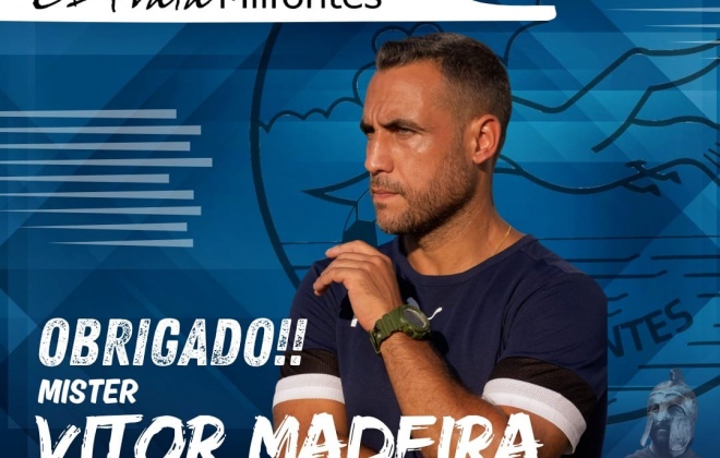 Vítor Madeira não vai treinar o Clube Praia de Milfontes em 2024-25