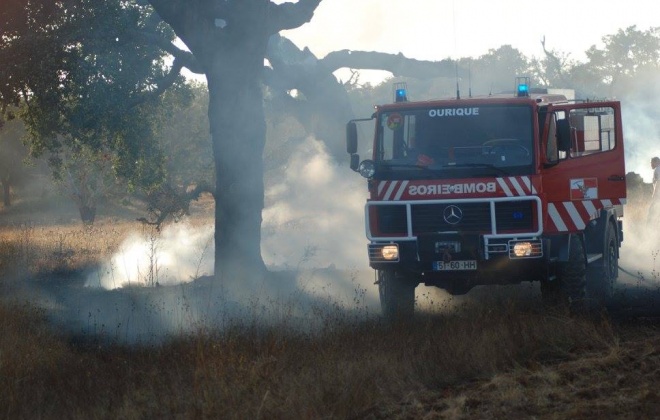 Está extinto o incêndio que deflagrou esta tarde no concelho de Ourique