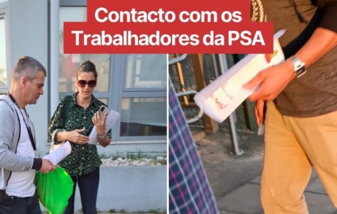 PCP está preocupado com os trabalhadores da PSA Sines