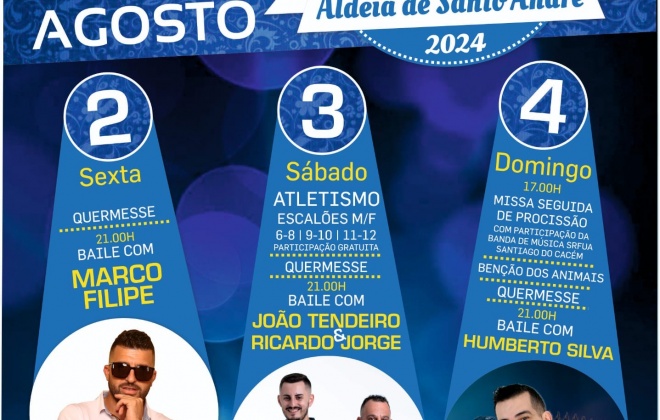 Aldeia de Santo André recebe as Festas de São Luís entre 2 e 4 de agosto