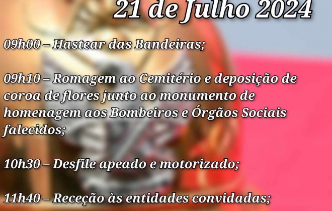 Bombeiros de Cercal do Alentejo comemoram o 49.º aniversário neste domingo