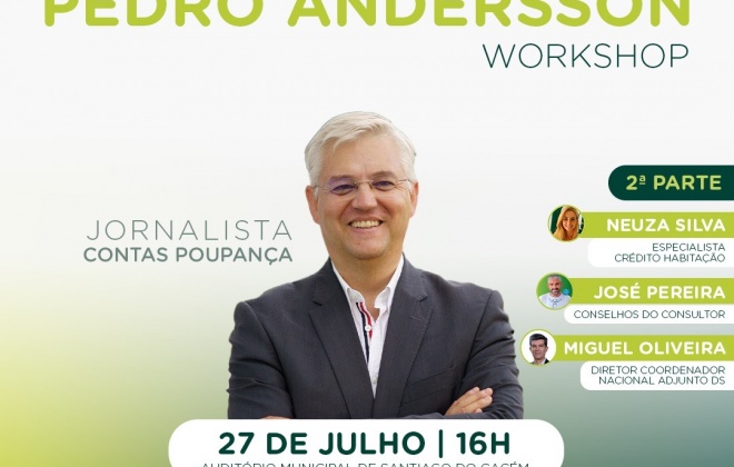 Auditório Municipal António Chainho recebe Workshop sobre "Como Superar a Inflação Medidas de Apoio do Governo aos Jovens até aos 35 Anos"