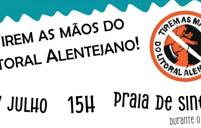 Praia Vasco da Gama em Sines recebe uma ação para refletir sobre o futuro do Litoral Alentejano