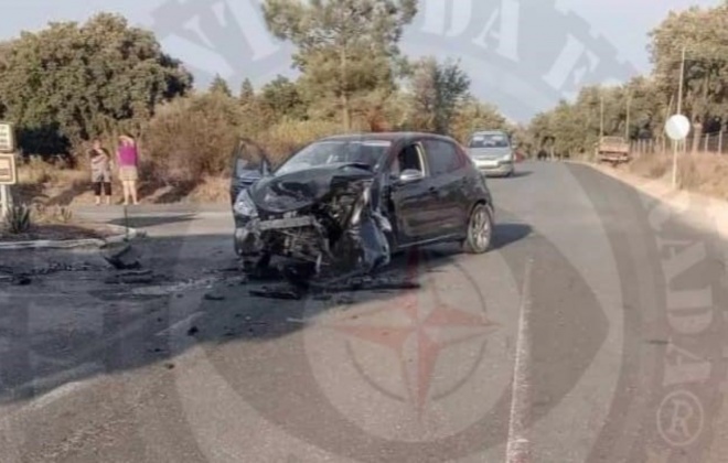 Colisão provocou três feridos na EN 262 entre Silveiras e Bicos no concelho de Odemira