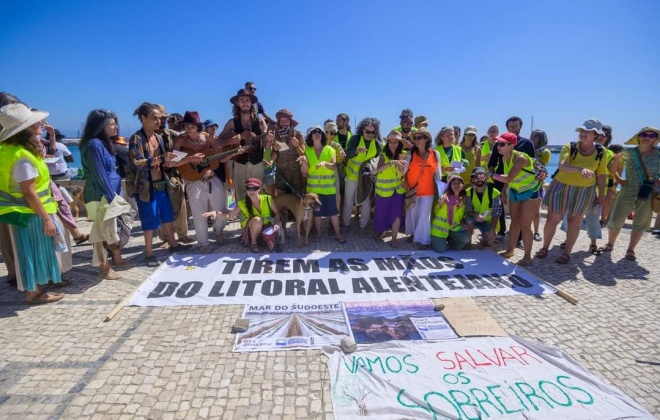 Plataforma protestou no sábado em Sines contra "exploração" do litoral alentejano