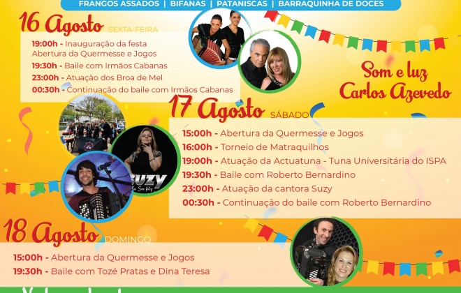 São Bartolomeu da Serra recebe a Festa Anual de 16 a 18 de agosto