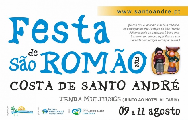 Costa de Santo André recebe a tradicional Festa de São Romão de 9 a 11 de agosto