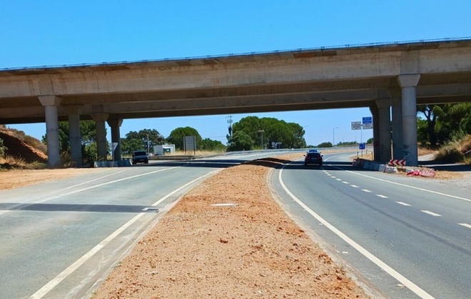 Está concluída a obra de beneficiação do Sistema de Drenagem do IC1 em Grândola