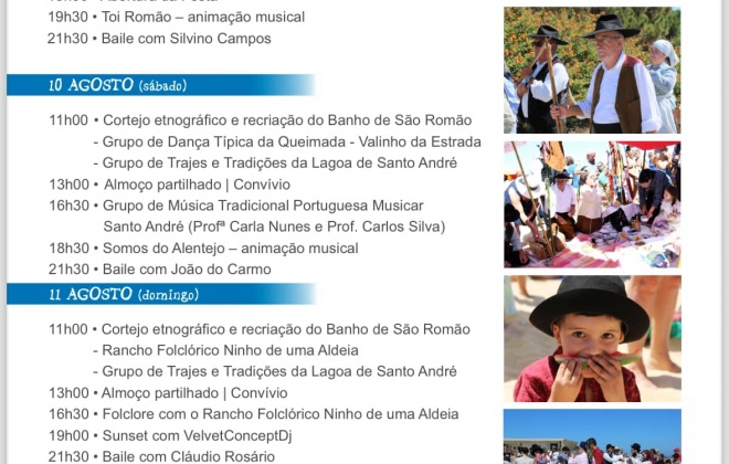 Costa de Santo André recebe a partir de hoje e até domingo a tradicional Festa de São Romão