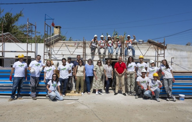 Voluntários da associação Just a Change reabilitaram quatro habitações na cidade de Sines