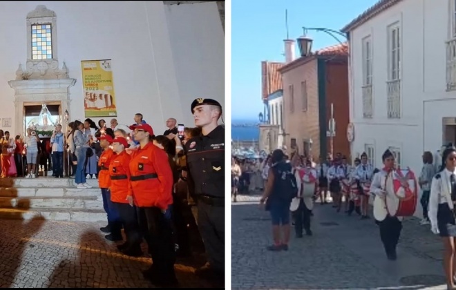 Fanfarra e Bombeiros de Sines participaram na Procissão de Nossa Senhoras das Salas