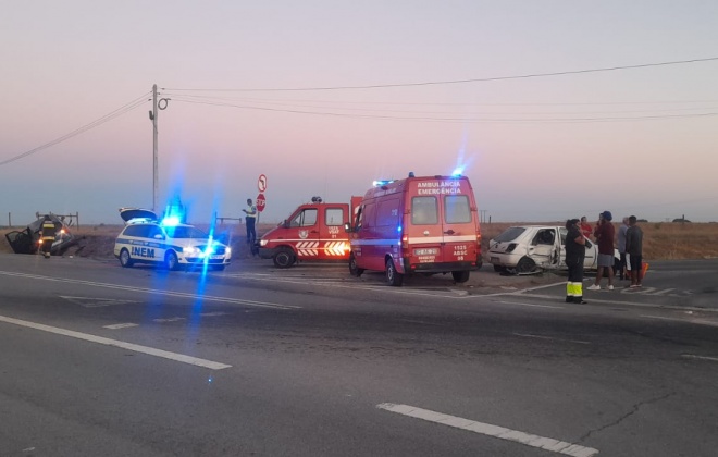 Colisão provoca três feridos ligeiros na EN 121 em Ermidas-Sado