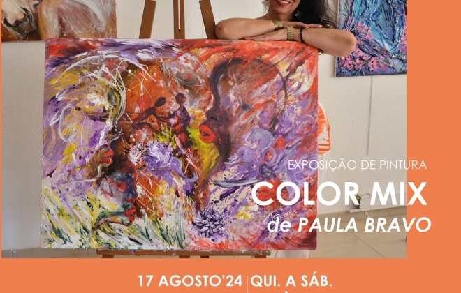 Fundação Caixa Agrícola Costa Azul promove a Exposição de Pintura “Color Mix” de Paula Bravo