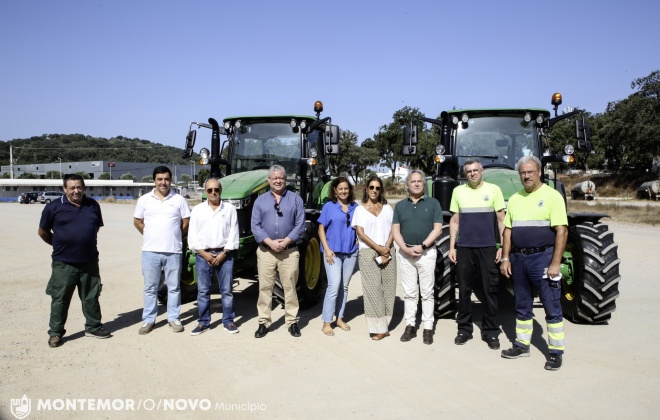 Município de Montemor-o-Novo adquire dois tratores agrícolas