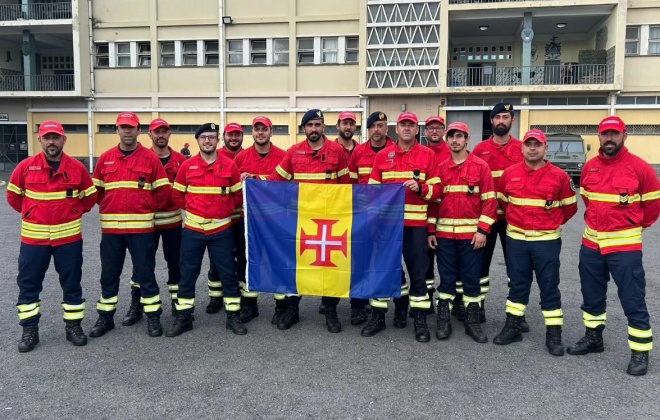 Bombeiros do Alentejo que estiveram na Madeira já regressaram a casa