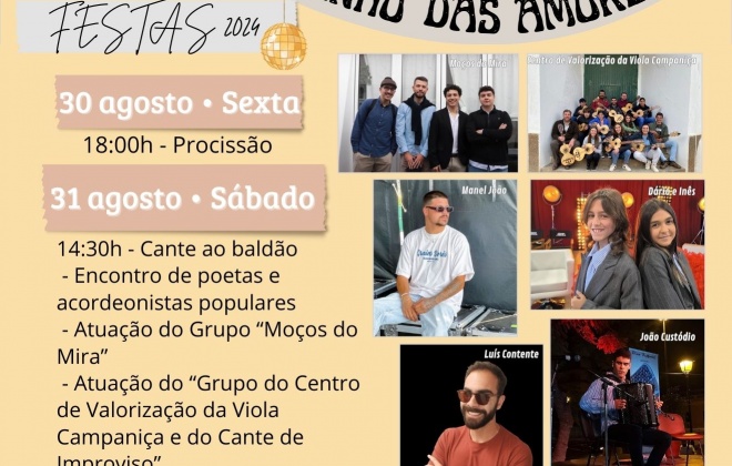 Aldeia de São Martinho das Amoreiras está em festa de 30 de agosto a 1 de setembro