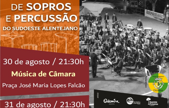 Odemira recebe Estágio de Sopros e Percussão do Sudoeste Alentejano