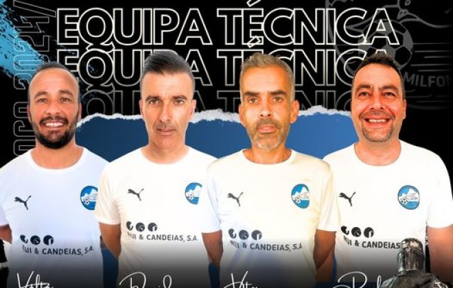 Clube Praia de Milfontes apresenta equipa técnica para a época 2024-2025