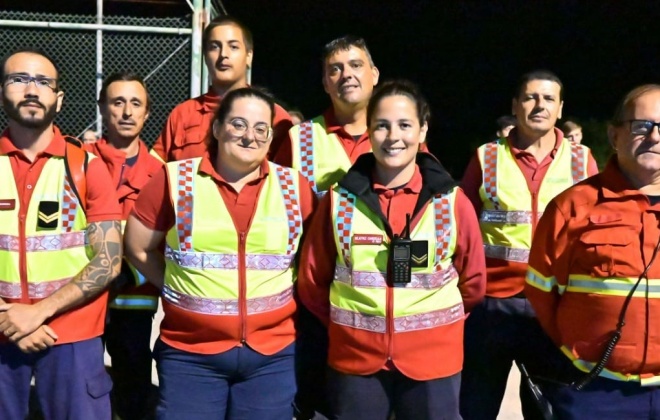 Bombeiros de Santiago do Cacém garantem assistência na Feira do Monte 2024