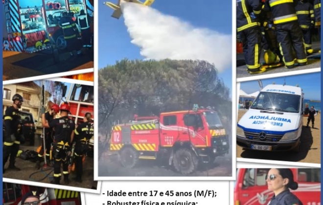 Bombeiros de Sines com inscrições abertas para ingresso na carreira de bombeiro voluntário