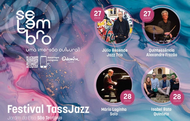 Festival Tass Jazz regressa ao concelho de Odemira nos dias 27 e 28 de setembro