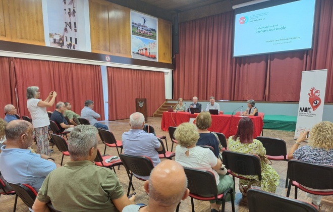 AREP organizou palestra sobre como proteger o coração no Salão dos Bombeiros de Sines