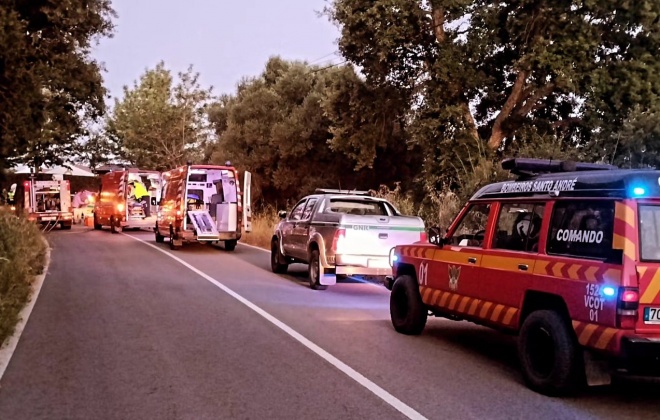 Despiste provoca seis feridos ligeiros na Estrada Nacional 261 no concelho de Santiago do Cacém