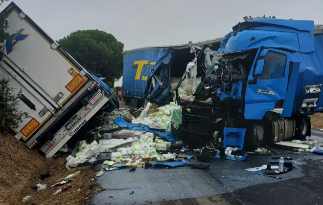 Colisão provoca dois feridos ligeiros em Ermidas-Sado no concelho de Santiago do Cacém