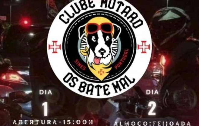 Clube Motard “Os Bate Mal” comemora o 1.º aniversário nos dias 1 e 2 de novembro