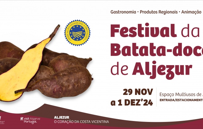 Festival da Batata-doce regressa a Aljezur de 29 de novembro a 1 de dezembro