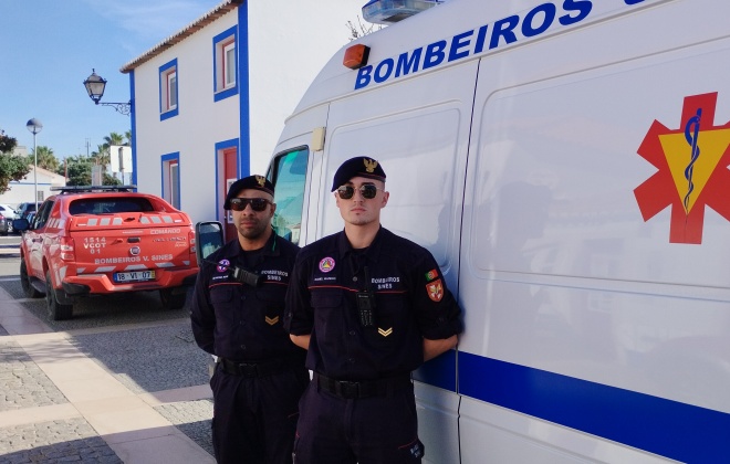 Bombeiros de Sines, Cercal do Alentejo e Santiago do Cacém garantem prevenção no Trail da Costa Vicentina.