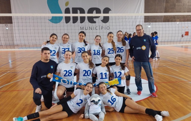 Resultados das equipas de Voleibol do Ginásio Clube de Sines