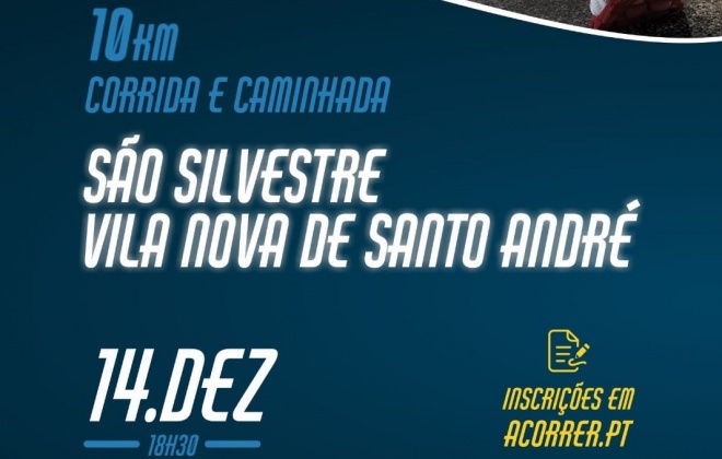 Ruas de Vila Nova de Santo André recebem a São Silvestre neste sábado a partir das 18h30