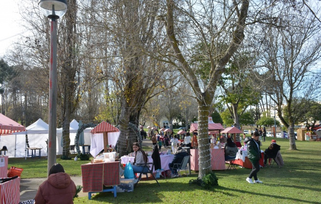 Parque Central em Vila Nova de Santo André está a receber o “Natal no Parque”