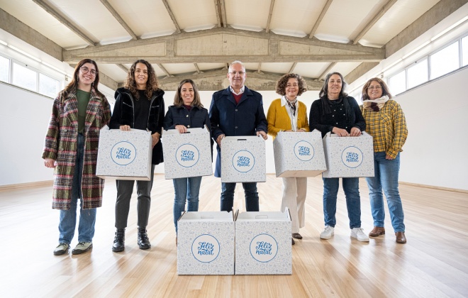 Câmara Municipal de Sines distribuiu cabazes de Natal a 320 famílias do concelho com carência económica