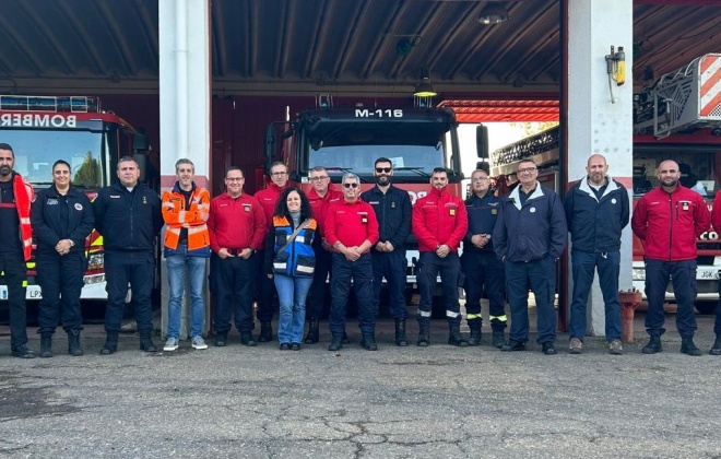 Bombeiros, Proteção Civil e ANEPC do Alentejo visitaram instituições espanholas