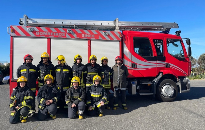 Decorreu nos Bombeiros de Sines uma formação em manobras de desencarceramento