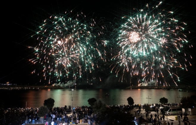 Sines entrou em 2025 com música e fogo de artificio