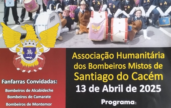 Bombeiros de Santiago do Cacém organizam 14.º Encontro de Fanfarras