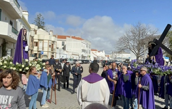 Sines recebeu a tradicional Procissão do Senhor dos Passos