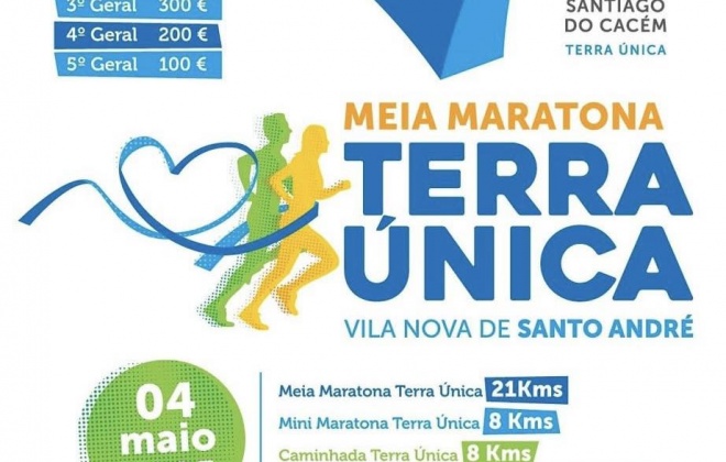 Vila Nova de Santo André recebe a Meia Maratona Terra Única no dia 4 de maio