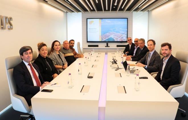 Delegação Brasileira de Goiás em visita ao Porto de Sines